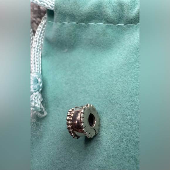 Authentic Pandora Beveled Clip Charm - Sterling Silver S925 Ale - Picture 14 of 14